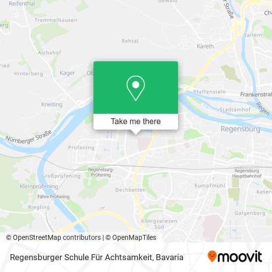 Карта Regensburger Schule Für Achtsamkeit