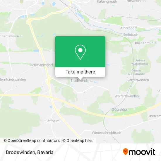 Карта Brodswinden