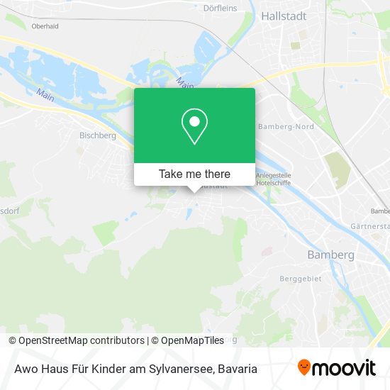 Awo Haus Für Kinder am Sylvanersee map