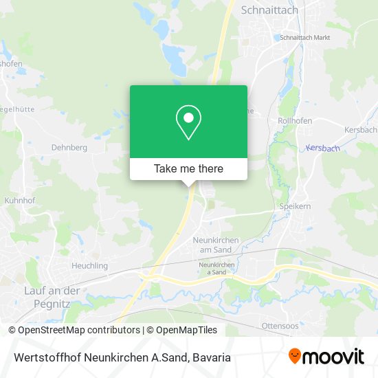 Wertstoffhof Neunkirchen A.Sand map