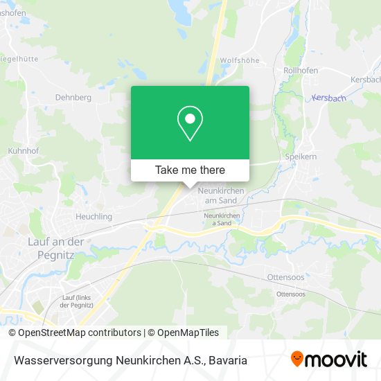 Wasserversorgung Neunkirchen A.S. map