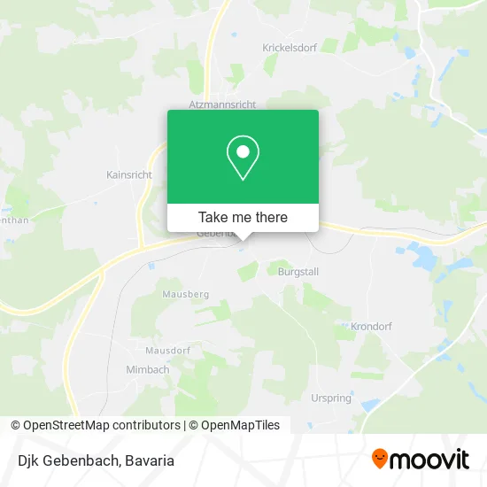 Карта Djk Gebenbach