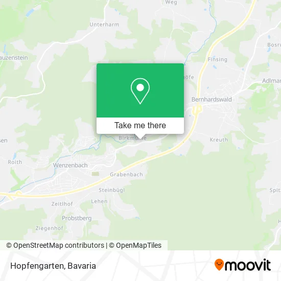 Карта Hopfengarten