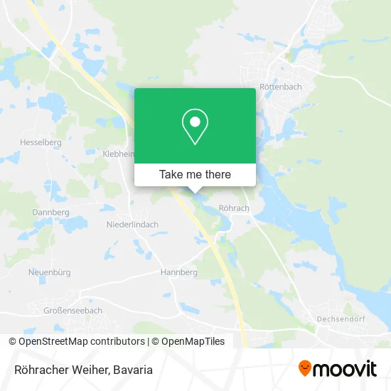 Röhracher Weiher map