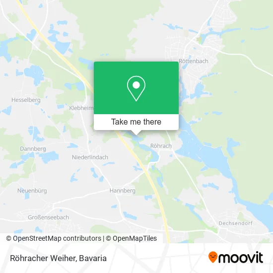 Röhracher Weiher map