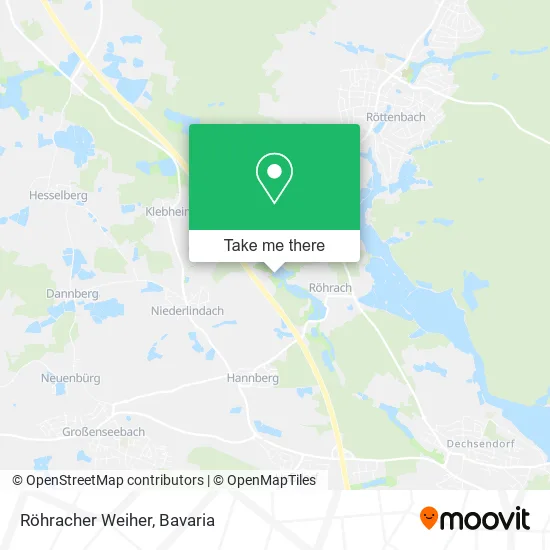 Röhracher Weiher map