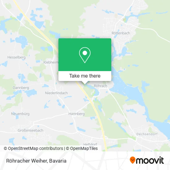 Röhracher Weiher map