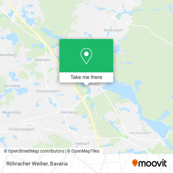 Röhracher Weiher map