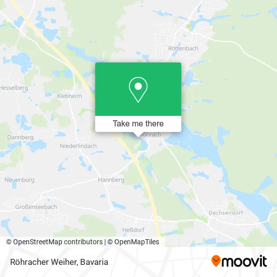 Röhracher Weiher map