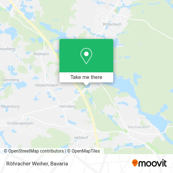 Röhracher Weiher map