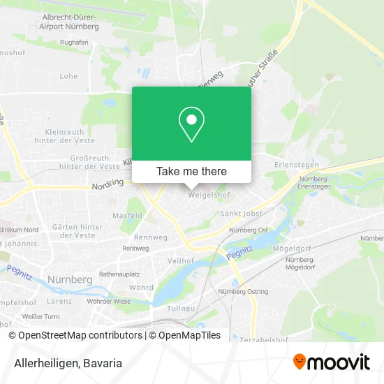 Карта Allerheiligen