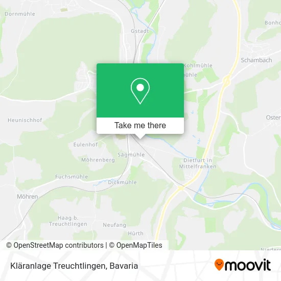 Карта Kläranlage Treuchtlingen
