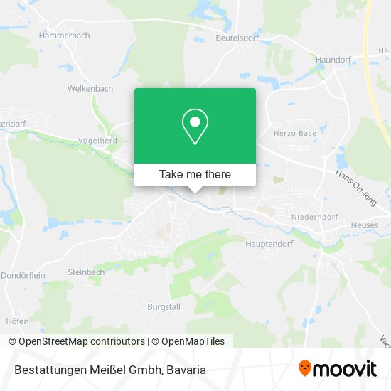 Bestattungen Meißel Gmbh map