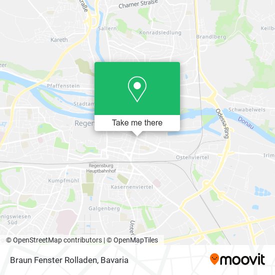 Braun Fenster Rolladen map