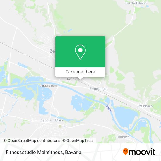 Fitnessstudio Mainfitness map