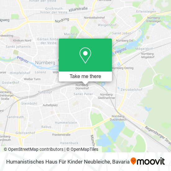 Humanistisches Haus Für Kinder Neubleiche map