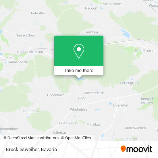 Карта Brücklesweiher