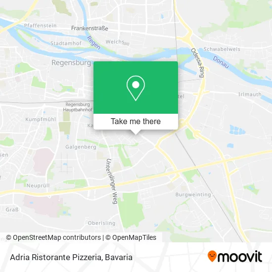 Карта Adria Ristorante Pizzeria