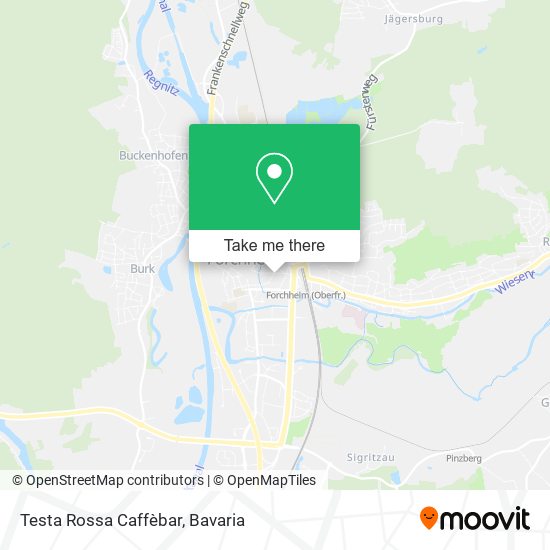 Testa Rossa Caffèbar map