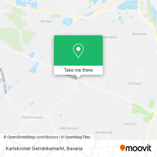 Карта Karlskroner Getränkemarkt