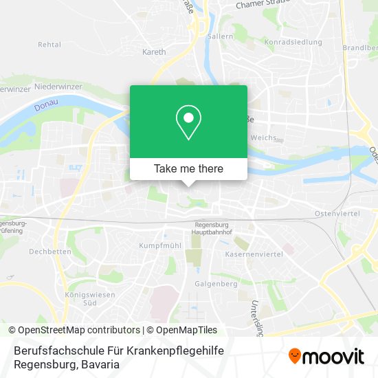 Berufsfachschule Für Krankenpflegehilfe Regensburg map