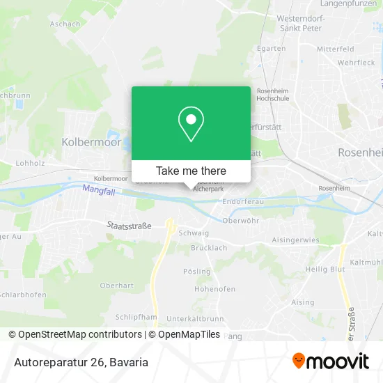Карта Autoreparatur 26