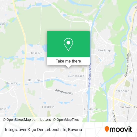 Integrativer Kiga Der Lebenshilfe map