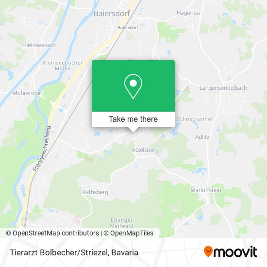 Tierarzt Bolbecher/Striezel map