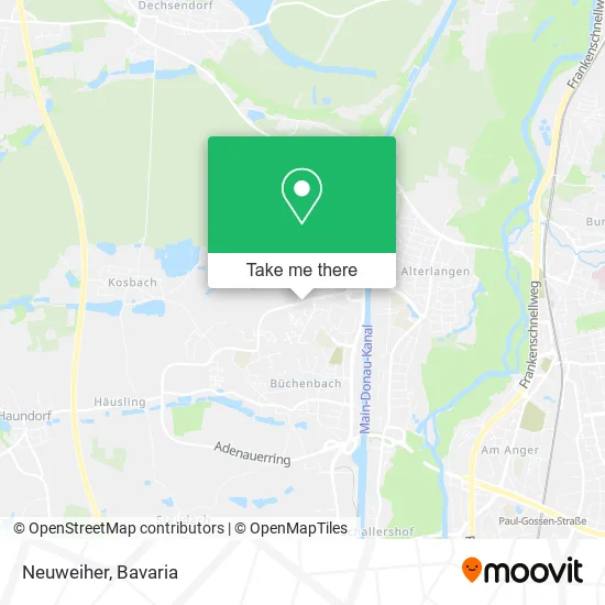 Карта Neuweiher