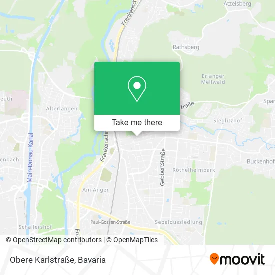 Карта Obere Karlstraße