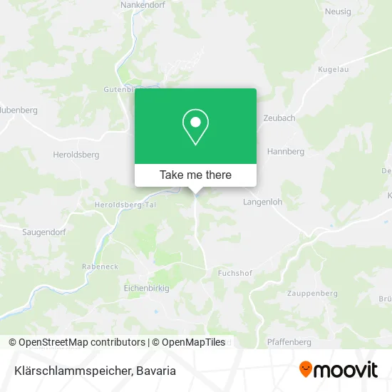 Карта Klärschlammspeicher