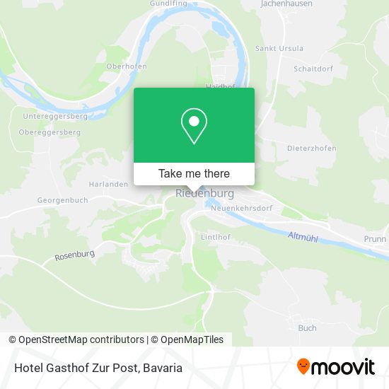 Hotel Gasthof Zur Post map