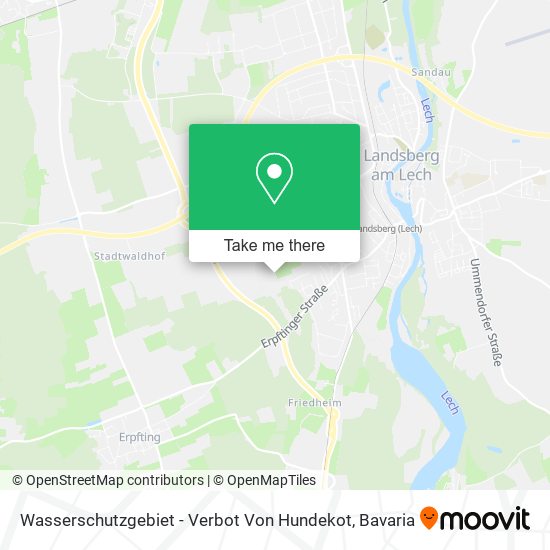 Wasserschutzgebiet - Verbot Von Hundekot map