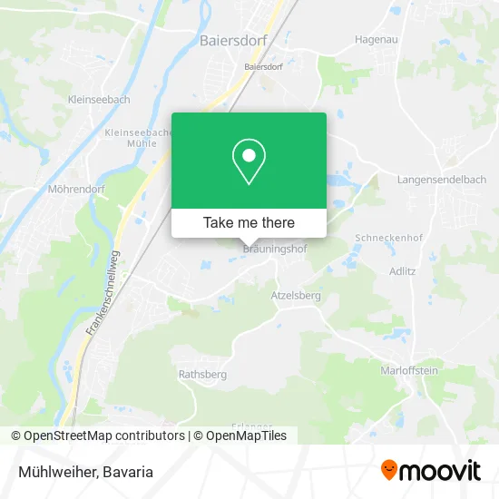 Карта Mühlweiher