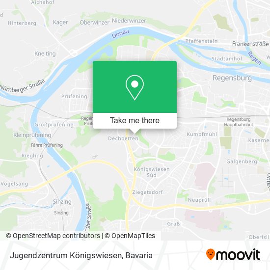 Jugendzentrum Königswiesen map