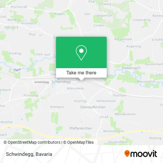 Карта Schwindegg