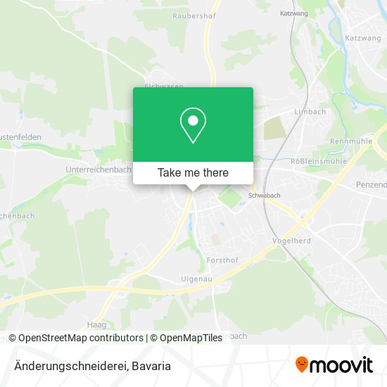 Карта Änderungschneiderei