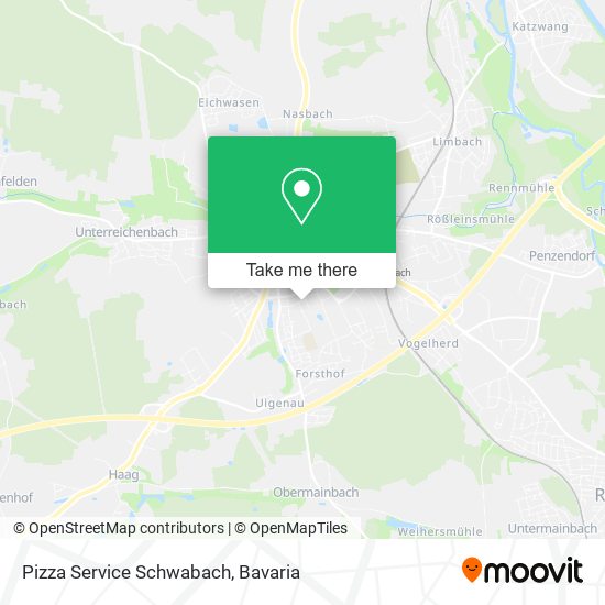 Pizza Service Schwabach map