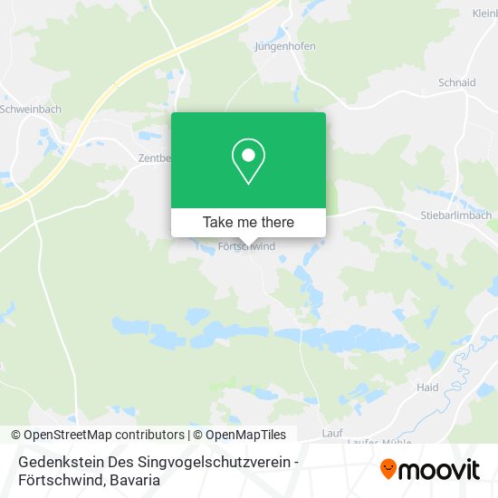 Gedenkstein Des Singvogelschutzverein - Förtschwind map