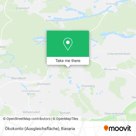 Карта Ökokonto (Ausgleichsfläche)