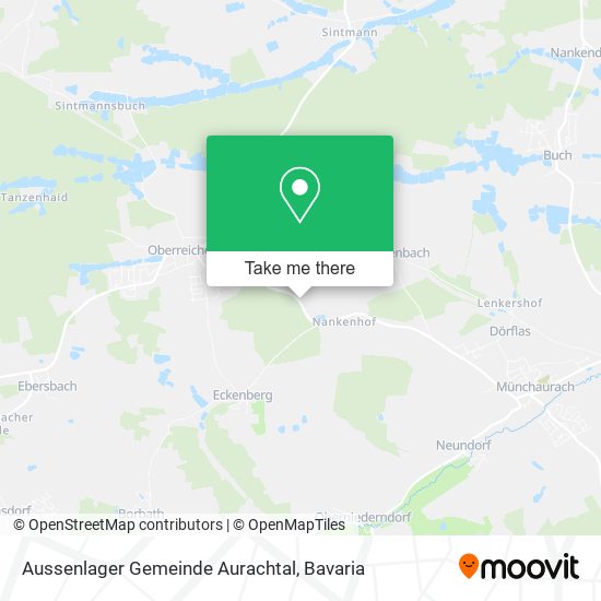 Aussenlager Gemeinde Aurachtal map