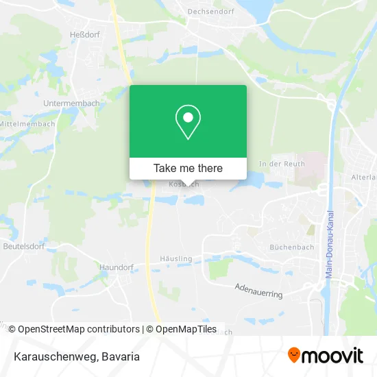 Карта Karauschenweg