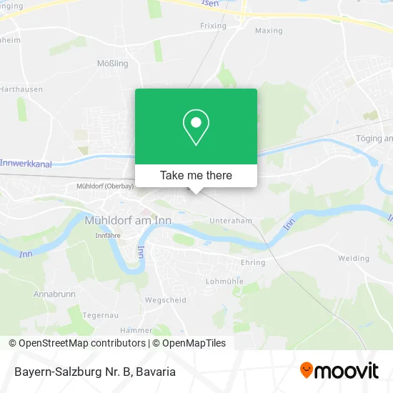 Карта Bayern-Salzburg Nr. B