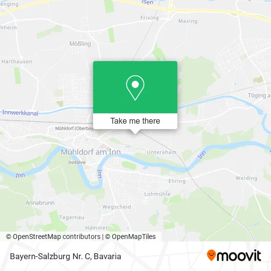 Карта Bayern-Salzburg Nr. C