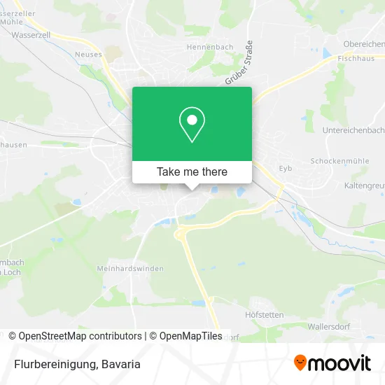 Карта Flurbereinigung