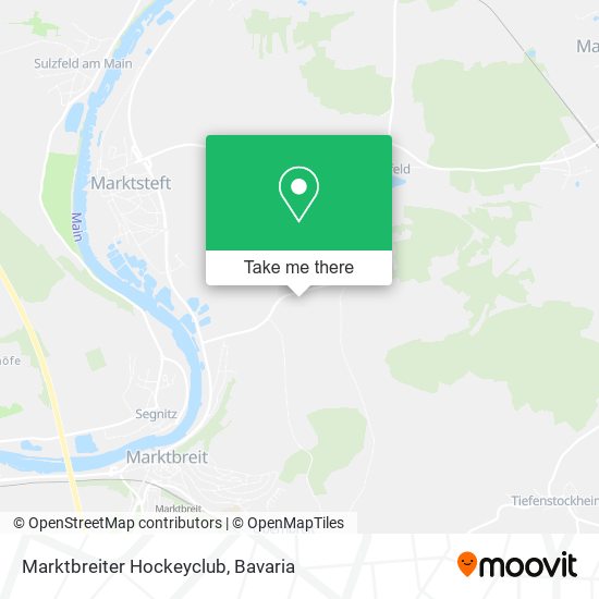Marktbreiter Hockeyclub map
