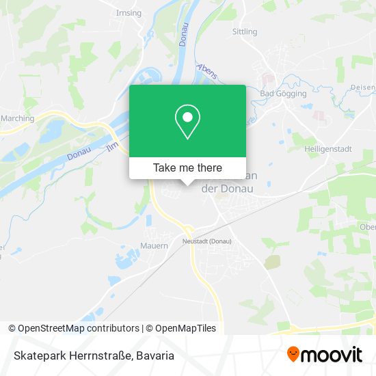 Skatepark Herrnstraße map