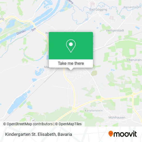 Kindergarten St. Elisabeth map