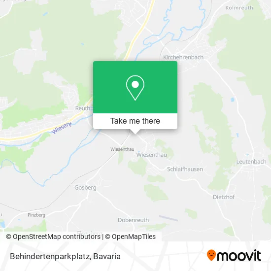 Карта Behindertenparkplatz