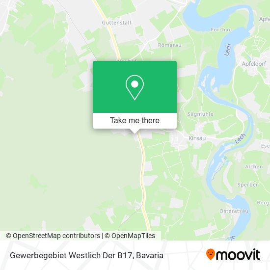 Gewerbegebiet Westlich Der B17 map